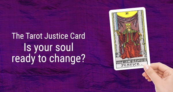 The Justice Tarot card for mobile