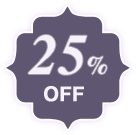 25 % Off