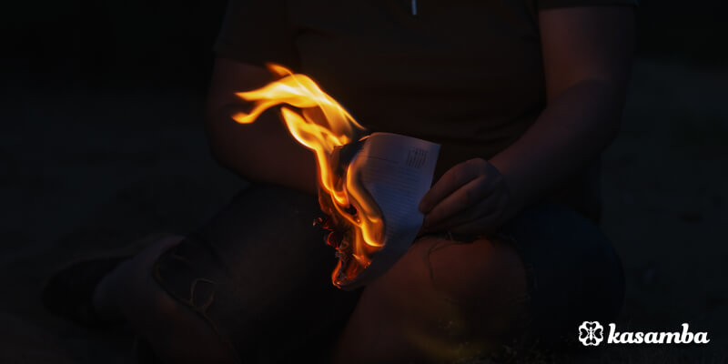 Burning Letter Ritual